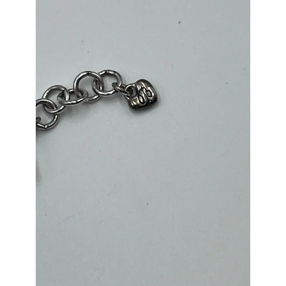 Brighton Signed‎ Double Strand Oval Linked Bracelet
